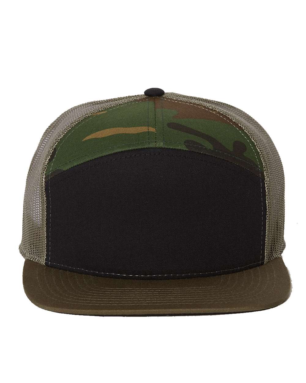 Richardson 168 7-Panel Flat Bill Mesh Snapback